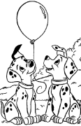 One Hundred and One Dalmatians Online Coloring